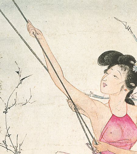 永胜县-胡也佛的仕女画和最知名的金瓶梅秘戏图